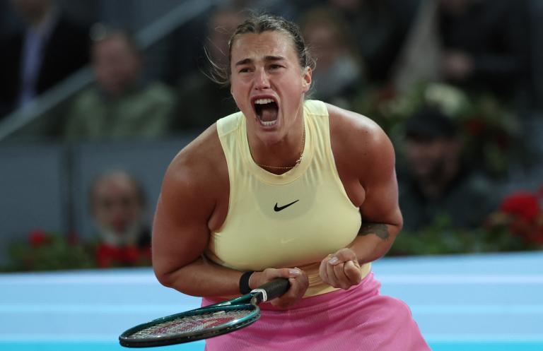 Aryna Sabalenka tiene un alto porcentaje de efectividad en torneos WTA 1000. Foto: AFP.