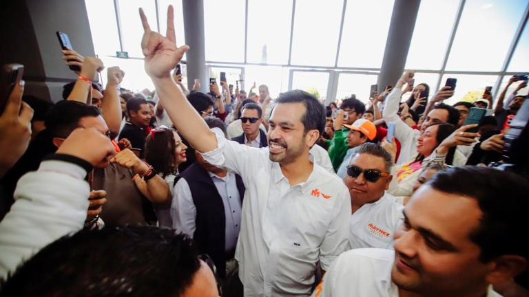 Jorge Álvarez Máynez, candidato de Movimiento Ciudadano a la Presidencia de México. Foto EE: Cortesía