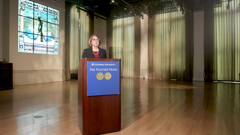 Entrega de los premios Pulitzer a lo mejor del Periodismo. Foto EE: ESpecial