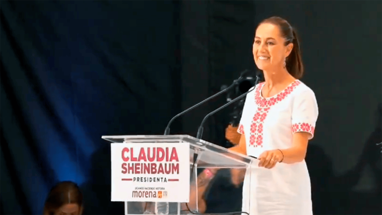 Claudia Sheinbaum, candidata de Morena, PT y PVEM a la Presidencia de México. Foto EE: Especial / Captura de Video