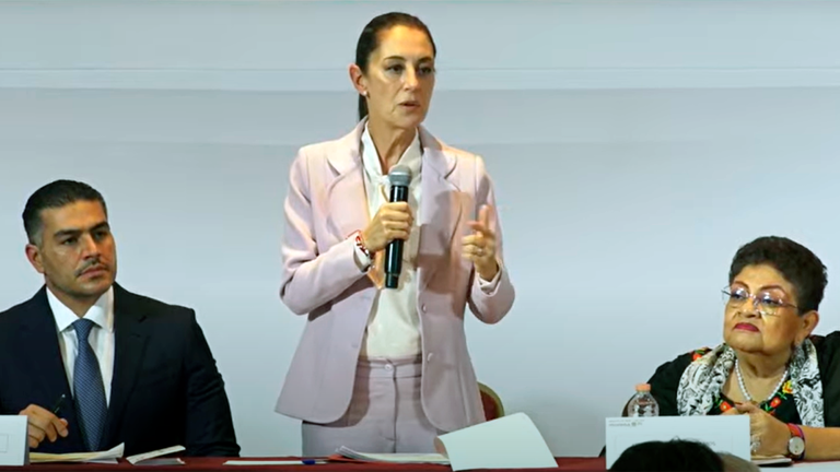 Claudia Sheinbaum, candidata a la Presidencia de México por la coalición Seguiremos haciendo historia. Foto EE: Especial / Captura de Video