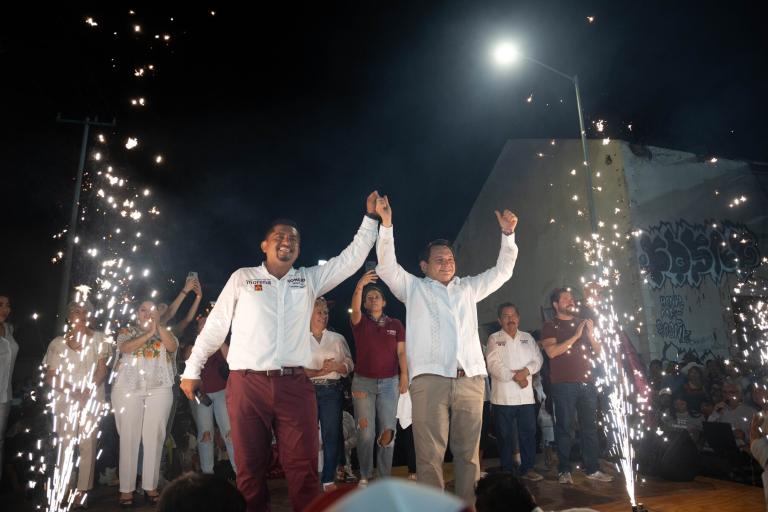 Joaquín Jesús Díaz Mena, candidato de Morena por la gubernatura de Yucatán. Foto EE: Especial