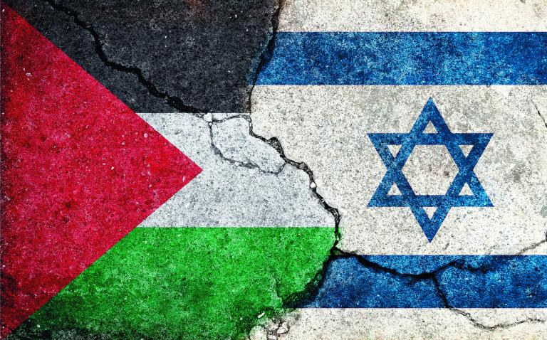 Israel,Vs,Palestine,(war,Crisis,,,Political,Conflict).,Grunge,Country