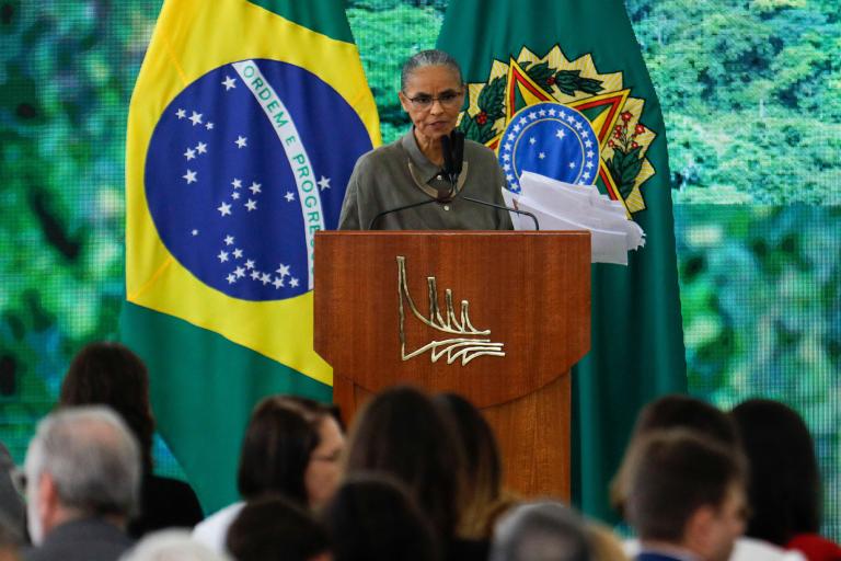 Ministra de Medio Ambiente de Brasil, Marina Silva. Foto: AFP