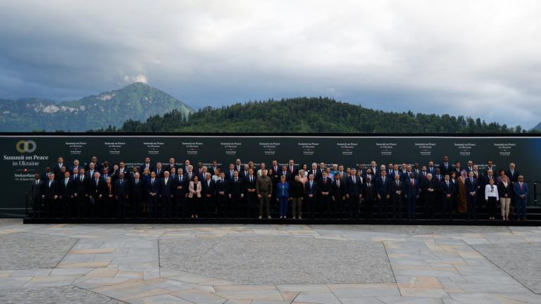 Los líderes mundiales y sus representantes acudieron a Suiza. Foto: AFP