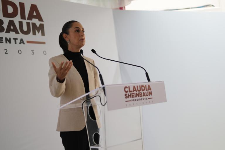 Conferencia de prensa de Claudia Sheinbaum el miércoles 26 de junio de 2024. Foto EE: Eric Lugo