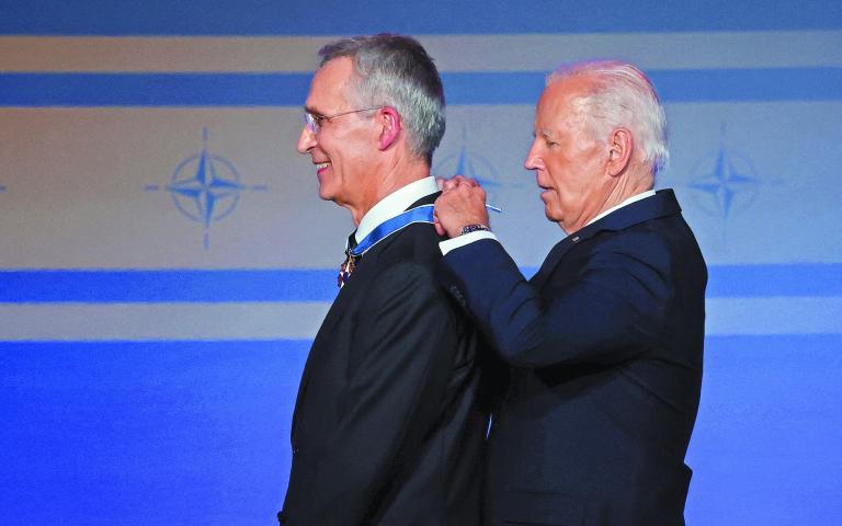 Commemoration of the 75th anniversary of the alliance at a NATO event, in Washington