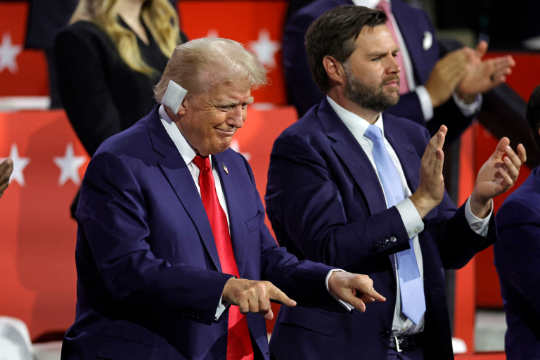 Donald Trump, candidato a la presidencia de Estados Unidos por el partido Republicano. Foto. AFP