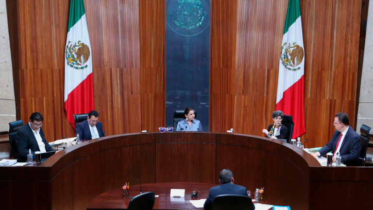 Sala Superior del Tribunal Electoral del Poder Judicial de la Federación. Foto EE: Cortesía X / @TEPJF_informa