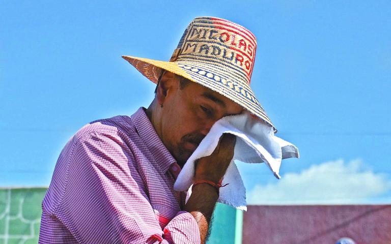 El presidente de Venezuela, Nicolás Maduro cerró el jueves su campaña electoral en Maracaibo, Zulia. Foto: AFP