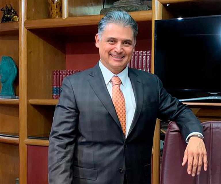 Julio César Almanza Armas, presidente de la Canaco de Matamoros, Tamaulipas. Foto EE: Cortesía