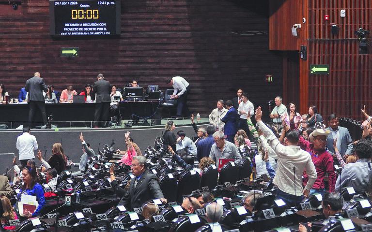 Apenas la semana pasada, se había trazado la fechas legislativas de las reformas de AMLO. Foto EE: Eric Lugo