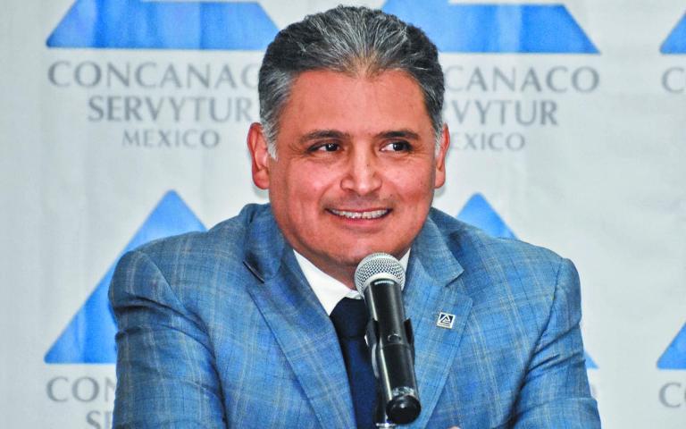 Julio Almanza Armas, presidente de la Federación de Cámaras de Comercio (Fecanaco) en Tamaulipas