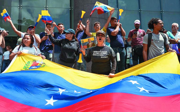 VENEZUELA-ELECTION-VOTE-AFTERMATH-PROTEST