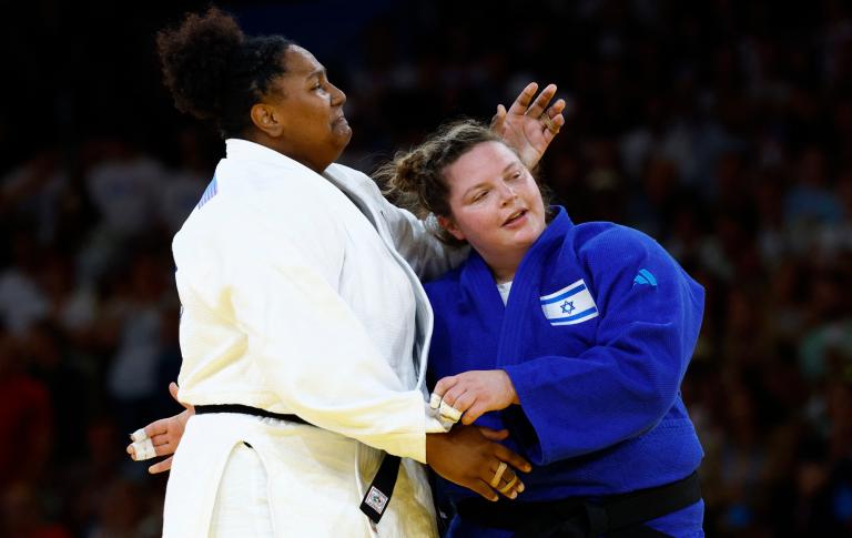 Beatriz Souza se impuso ante la israelí Raz Hershko. Foto: Reuters