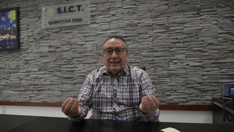 Guido Mendiburu Solís, delegado de la Secretaría de Infraestructura Comunicaciones y Transportes (SICT) en Quintana Roo. Foto EE: Jesús Vázquez