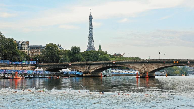 París 2024 fue una edición que tuvo como sello la búsqueda de un evento amigable con la naturaleza. Foto: Reuters