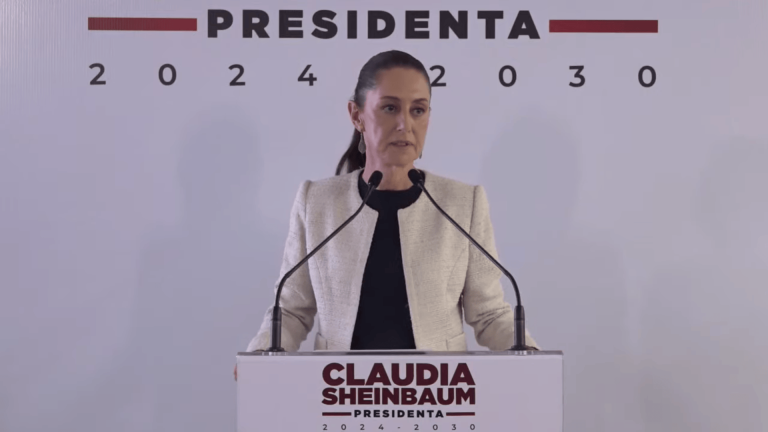 Sheinbaum Pardo indicó que ella será la primera mujer en estar al frente de la CFE.