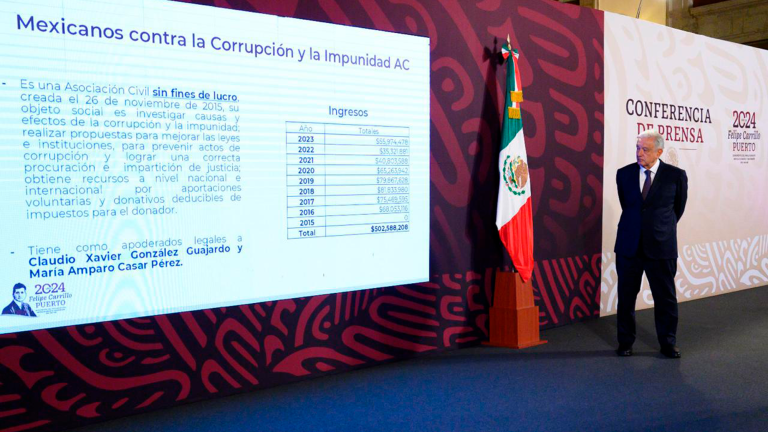 Conferencia del presidente Andrés Manuel López Obrador del miércoles 14 de agosto. Foto EE: Cortesía / Presidencia de México