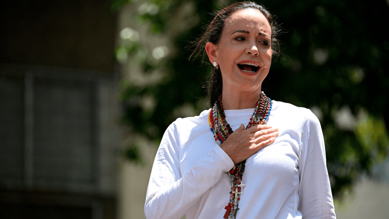 Maria Corina Machado, líder de la oposición en Venezuela. Foto: Reuters