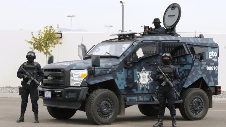 Policía de Guanajuato. Foto EE: Cortesía.