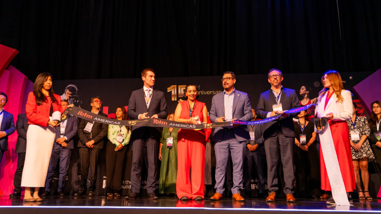 Miguel Aguiñiga Rodríguez, Secretario de Turismo de Baja California, acudió a la inauguración de IBTM Américas, donde en est edición la entidad fronteriza fue el estado invitado. Foto EE: Cortesía Facebook / Miguel Aguíñiga Rodríguez