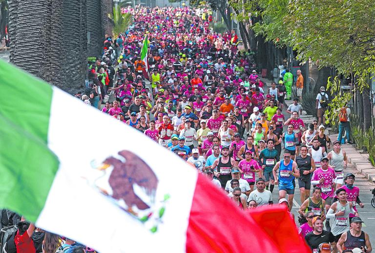  Maratón de la CDMX. Foto EE: Especial.