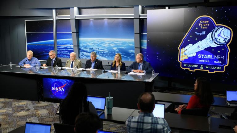 Administradores de la NASA informan sobre los planes para el regreso de los dos astronautas varados en la Estación Espacial Internacional. Foto: AFP