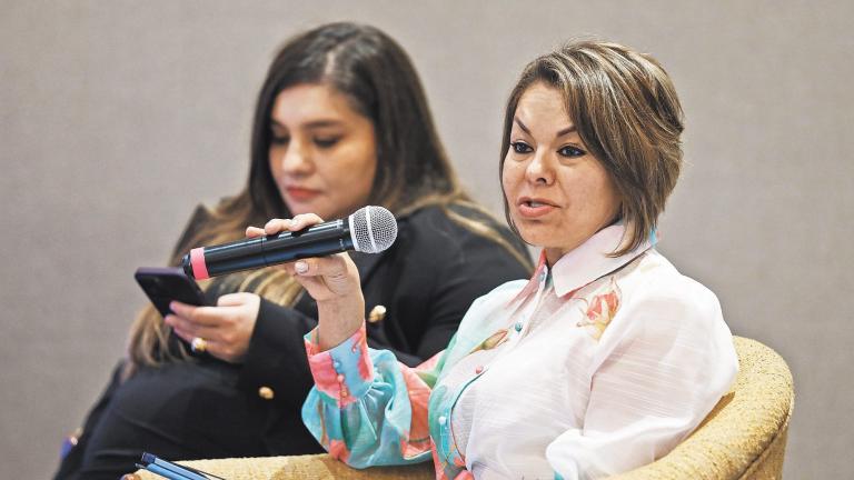 Senadora Minerva Hernández (PAN). Foto EE: Hugo Salazar