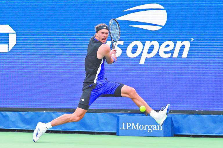 Alexander Zverev tiene en mente la pelea entre los ocho mejores del US Open. Foto: Reuters.