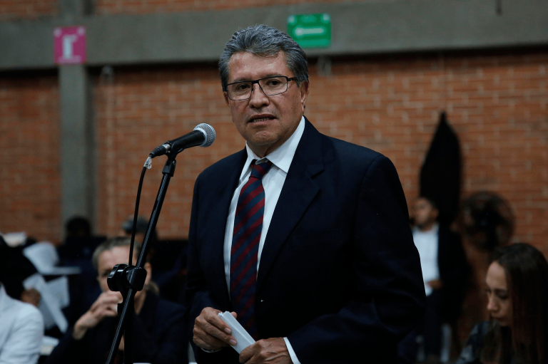 Ricardo Monreal,  líder parlamentario de Morena en la Cámara de Diputados. Foto EE: Cortesía / Cámara de Diputados