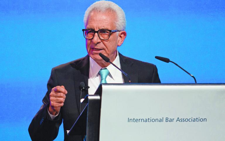 Zedillo participó en la conferencia de la Asociación Internacional de Abogados. Foto: Cuartoscuro