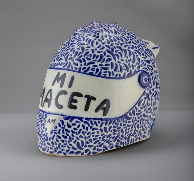 Casco de calavera en Talavera