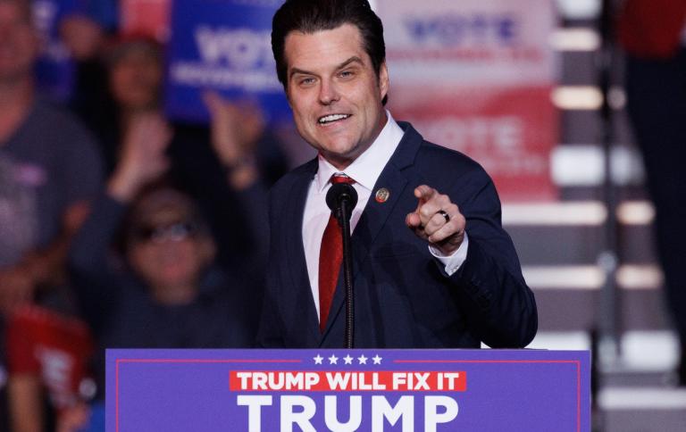 Donald Trump nombró a Matt Gaetz, todavía integrante de la Cámara de Representantes.