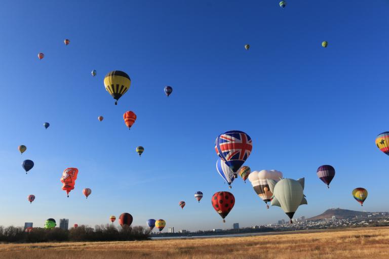 Inauguración de la Feria Internacional del Globo de León 2024