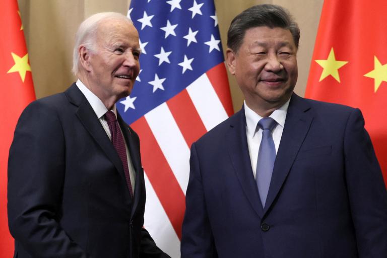 Los presidentes de Estados Unidos y China.