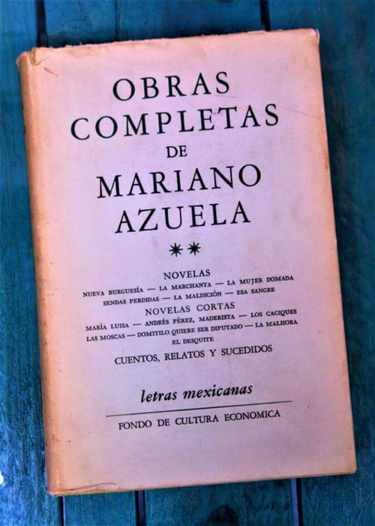 POrtada de las Obras completas de Mariano Azuela