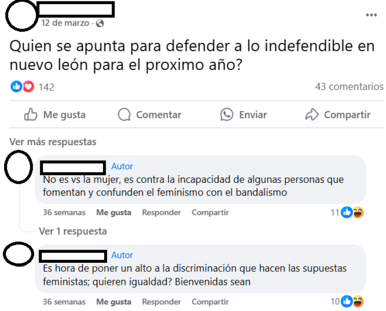 Buscan organizarse para marchar en el Día Internacional de la Mujer.