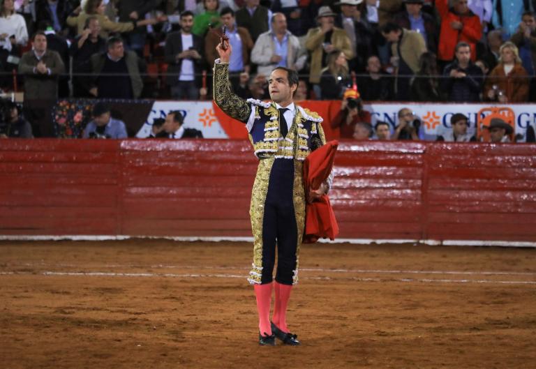 El matador Juan Pablo Sánchez en su participación en la Plaza México