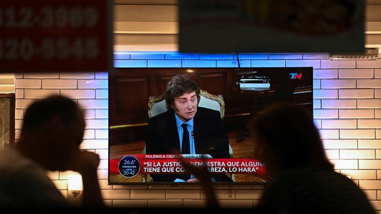 Javier Milei, presidente de Argentina.