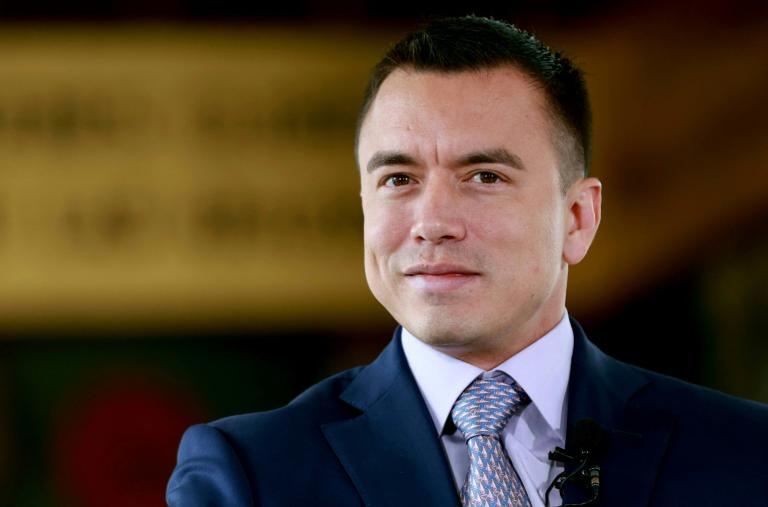 Daniel Noboa, presidente de Ecuador.