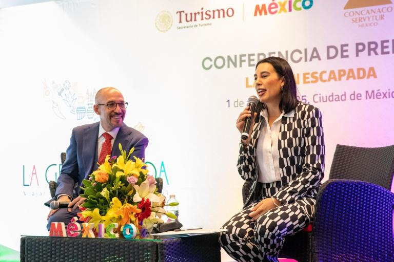 La secretaria de Turismo del Gobierno de México, Josefina Rodríguez Zamora, convocó a todas y todos los integrantes del sector turístico a sumarse a La Gran Escapada, el Buen Fin del Turismo,