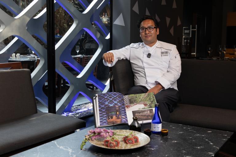 Marcelo Hisaki, chef de Amores en Tecate, Baja California.