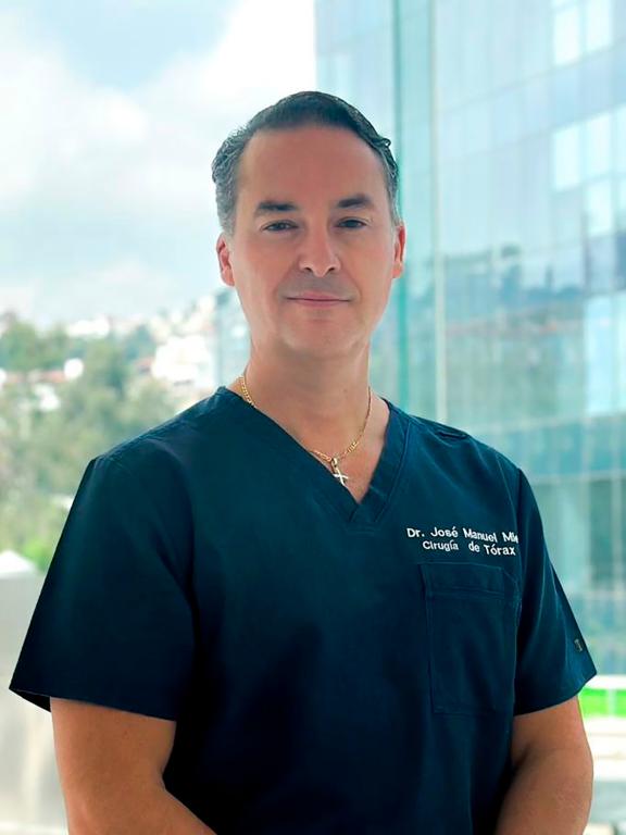 Doctor José Manuel Mier, especialista en cáncer de pulmón.