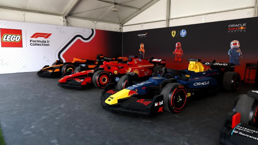 Réplicas de Lego de tamaño real de autos de F1.
