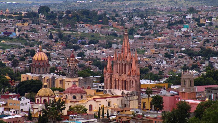 Vista panorámica de San Miguel de Allende, Guanajuato. Foto EE: Cortesía INAH