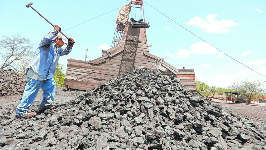 Mineros en una mina de carbón en Sabinas, Coahuila. Foto: Reuters