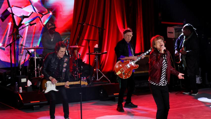 Rolling Stones hold a private album release party concert in New York