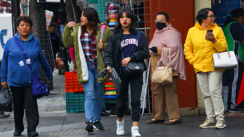 El Gobierno CDMX activó las alertas naranja y amarilla por las bajas temperaturas. Foto EE: Rosario Servin.