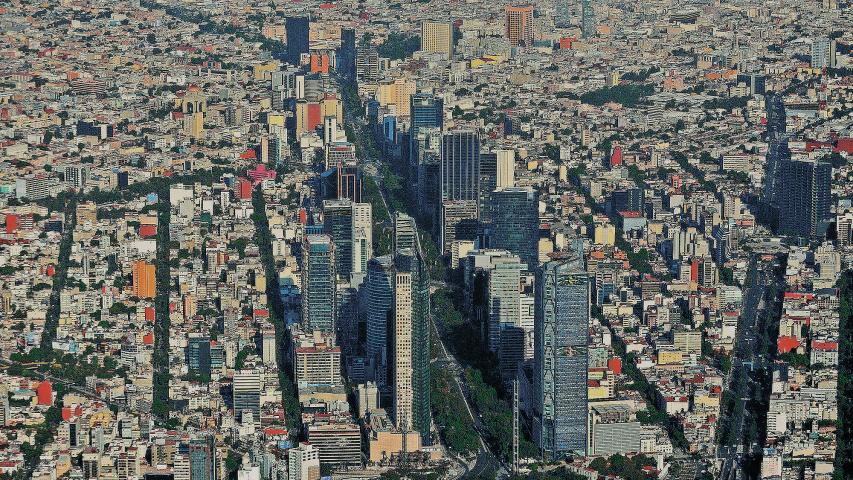 Panorámica aérea de la Ciudad de México. Foto: Shutterstock.